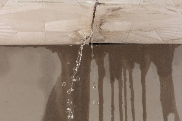 Professional Burst Pipe Cleanup technician working in Arlington, TX